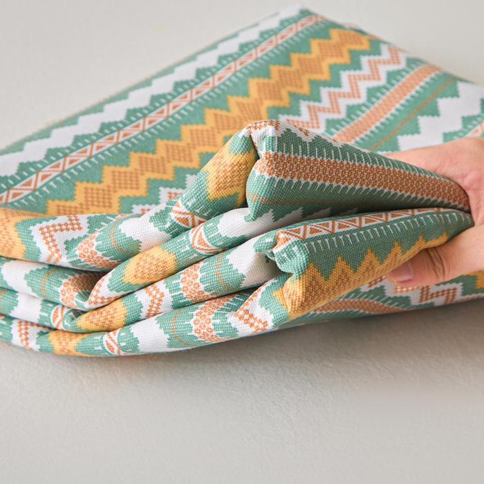 91家纺网 家纺一手货源 找家纺 金泰莱 2026新款爆款印花原棉老粗布床单 向往条致