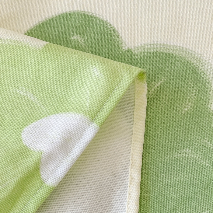 91家纺网 家纺一手货源 找家纺 金泰莱 2026新款原棉标印花老粗布床单 兮心