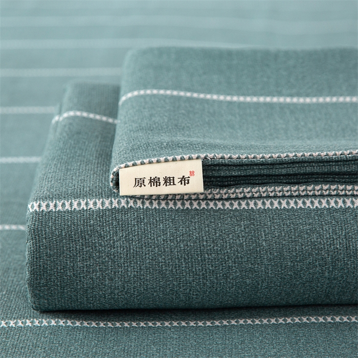 91家纺网 家纺一手货源 找家纺 （总）金泰莱 2026新款原棉标印花老粗布床单