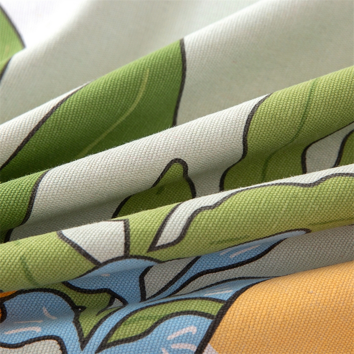 91家纺网 家纺一手货源 找家纺 金泰莱 2026新款原棉标印花老粗布床单 沐恋