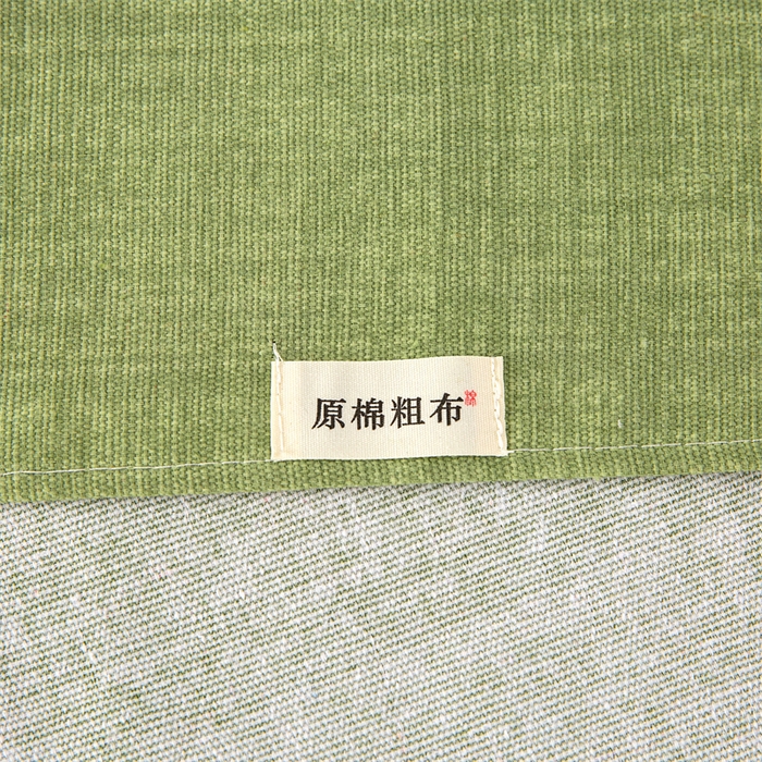 91家纺网 家纺一手货源 找家纺 金泰莱 2026新款原棉标印花老粗布床单 嫩绿