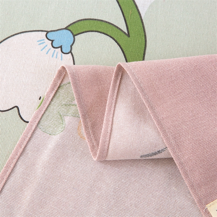 91家纺网 家纺一手货源 找家纺 金泰莱 2026新款原棉标印花老粗布床单 沐恋