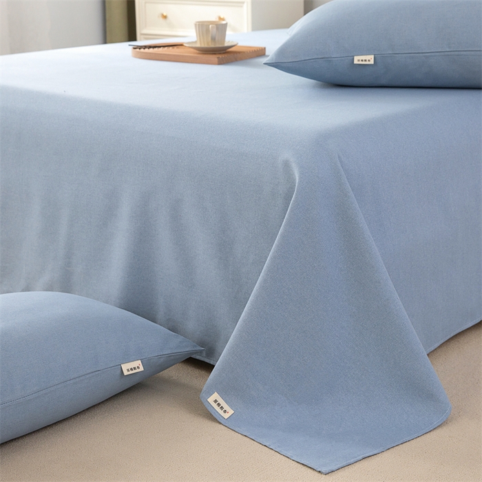 91家纺网 家纺一手货源 找家纺 金泰莱 2026新款原棉标印花老粗布床单 偶遇