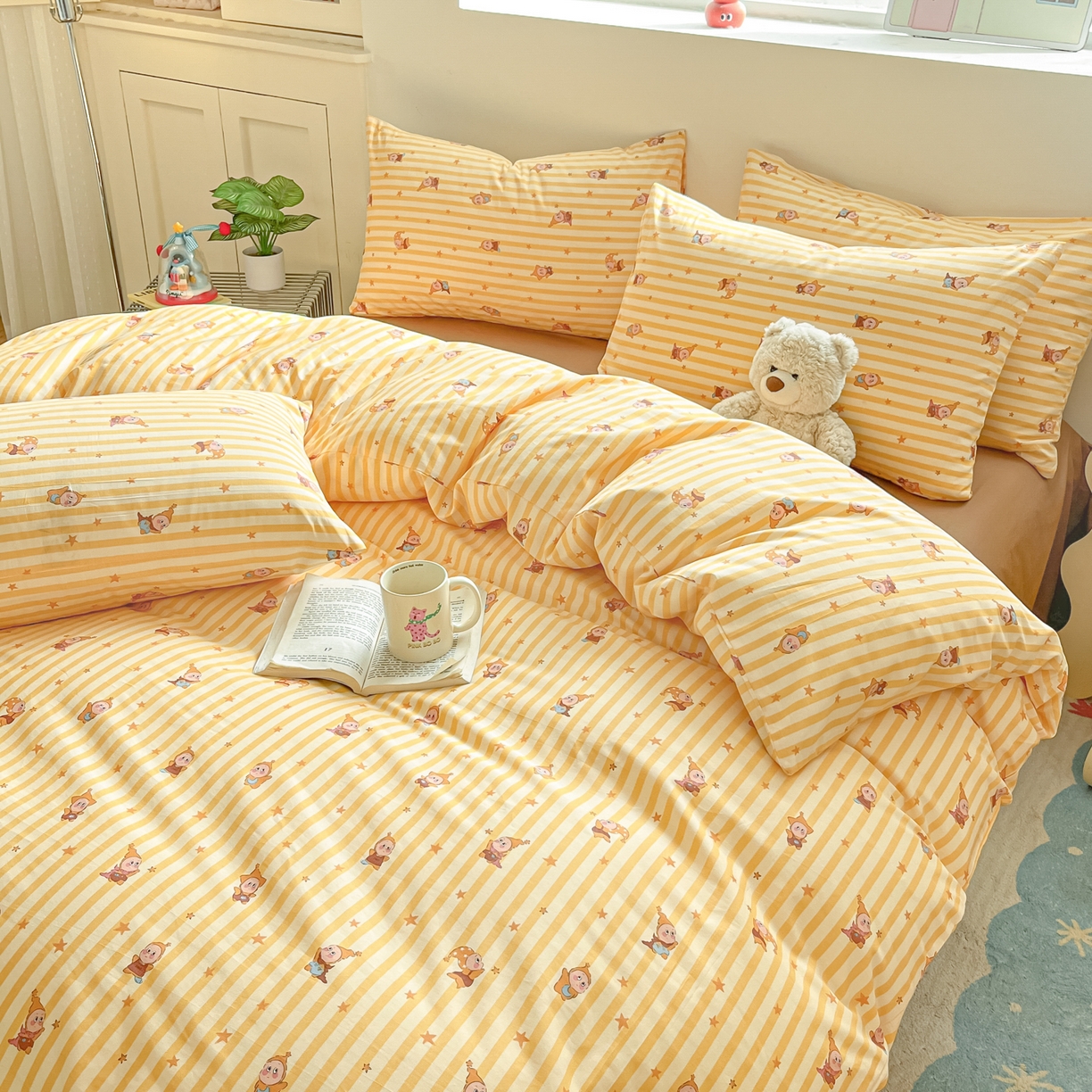 91家纺网 家纺一手货源 找家纺 （总）吉象家纺 2026春夏新款全棉纯棉印花四件套