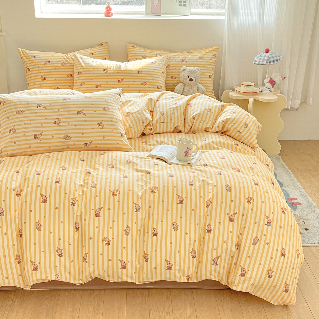 91家纺网 家纺一手货源 找家纺 （总）吉象家纺 2026春夏新款全棉纯棉印花四件套