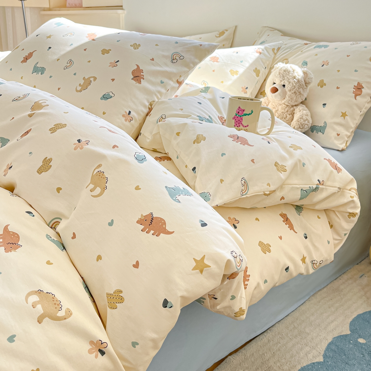 91家纺网 家纺一手货源 找家纺 （总）吉象家纺 2026春夏新款全棉纯棉印花四件套