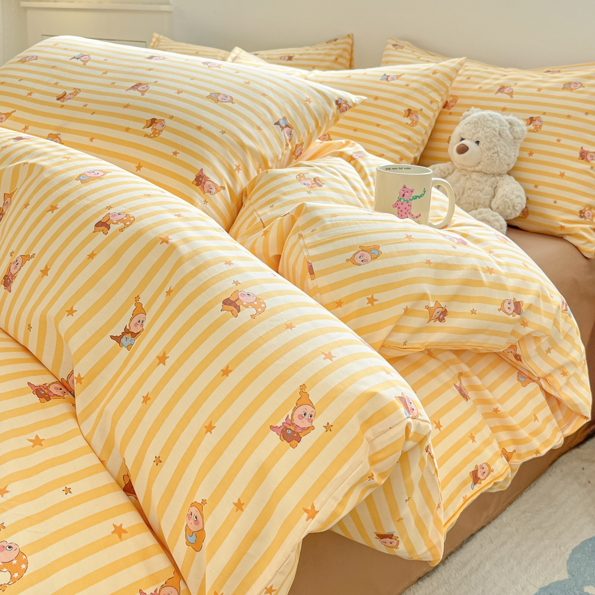 91家纺网 家纺一手货源 找家纺 （总）吉象家纺 2026春夏新款全棉纯棉印花四件套