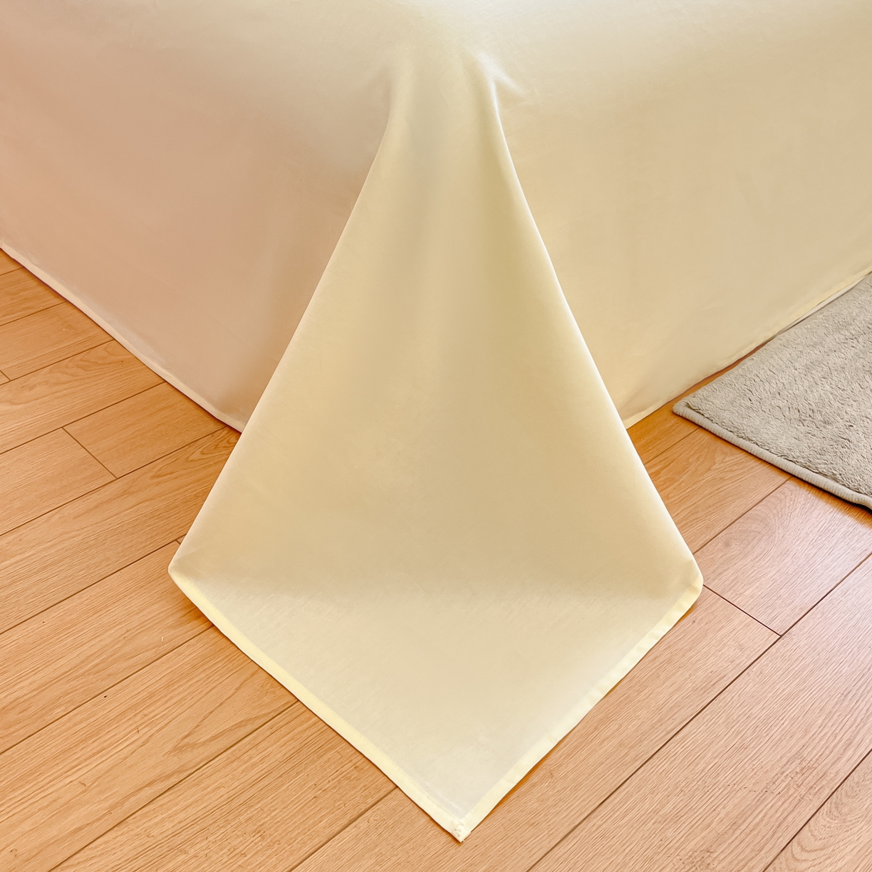 91家纺网 家纺一手货源 找家纺 吉象家纺 2026春夏新款全棉纯棉印花四件套 嘟嘟小熊