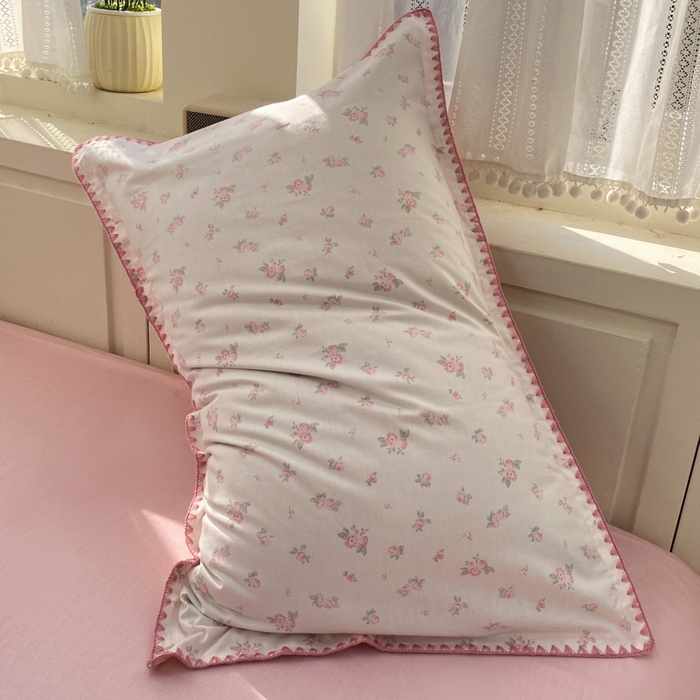 91家纺网 家纺一手货源 找家纺 浮光家居 2026新款全棉贝壳边纯棉四件套系列2 寻微