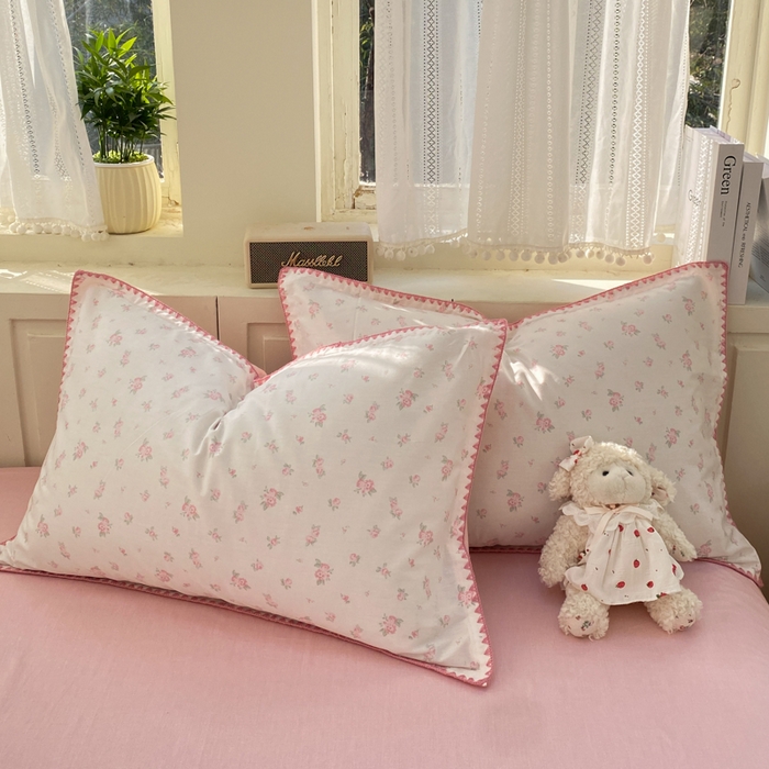 91家纺网 家纺一手货源 找家纺 浮光家居 2026新款全棉贝壳边纯棉四件套系列2 寻微