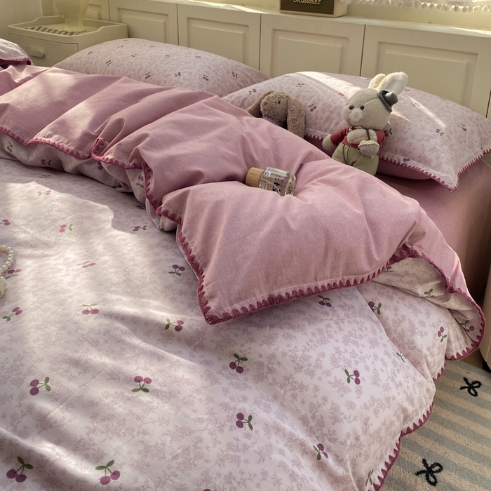 91家纺网 家纺一手货源 找家纺 （总）浮光家居 2026新款全棉贝壳边纯棉单被套系列2