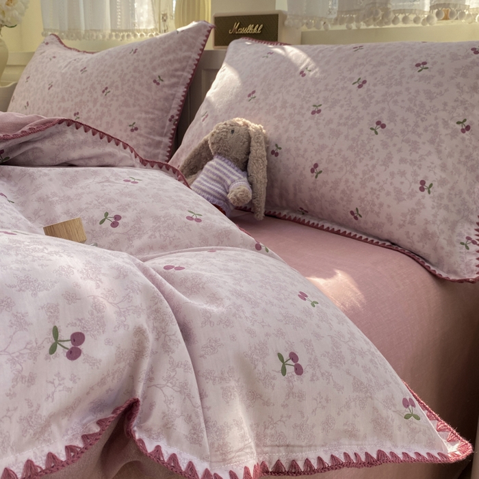 91家纺网 家纺一手货源 找家纺 （总）浮光家居 2026新款全棉贝壳边纯棉单被套系列2