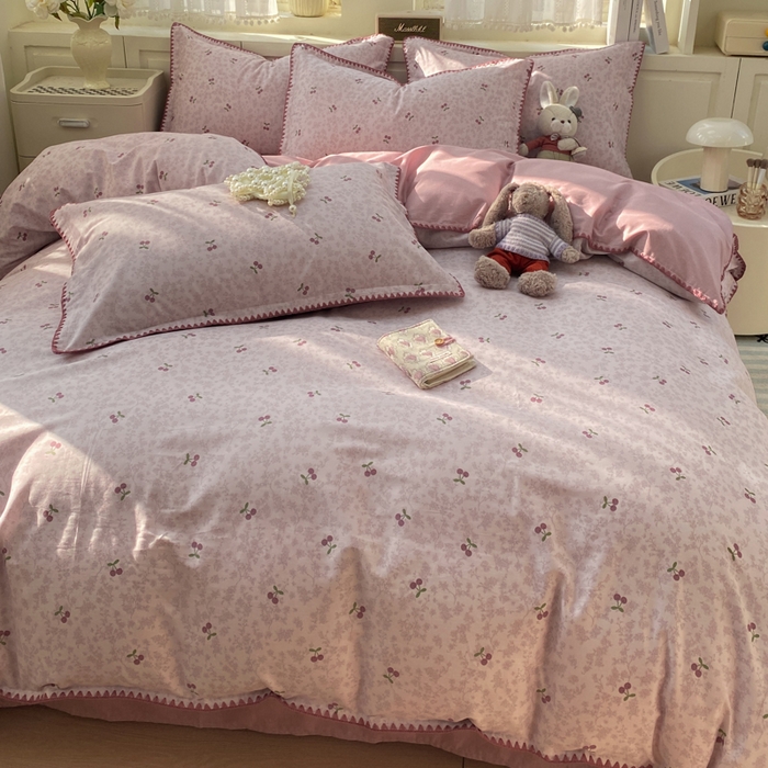 91家纺网 家纺一手货源 找家纺 （总）浮光家居 2026新款全棉贝壳边纯棉单被套系列2