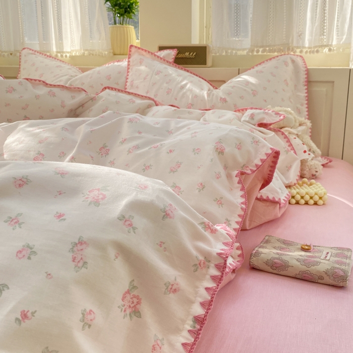 91家纺网 家纺一手货源 找家纺 浮光家居 2026新款全棉贝壳边纯棉单被套系列2 寻微