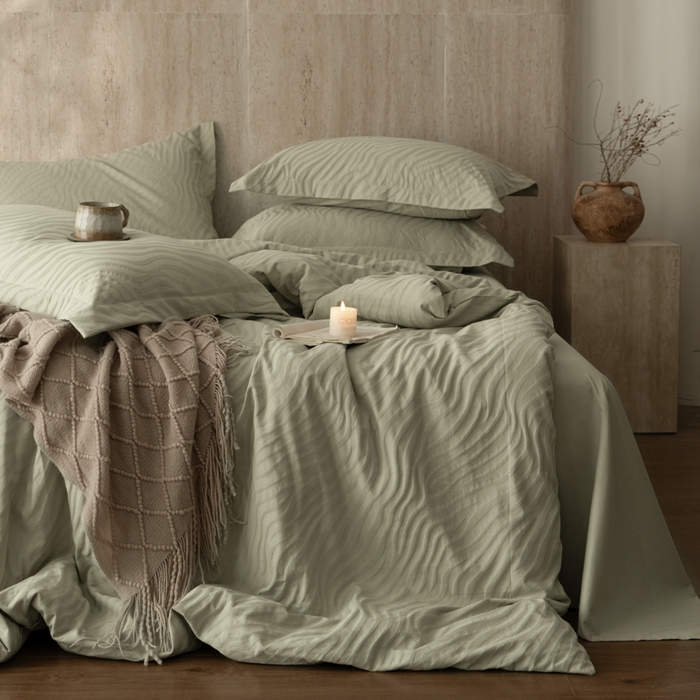 91家纺网 家纺一手货源 找家纺 （总）爱思佳 2026新款A类全棉60s浮雕亮面提花系列四件套