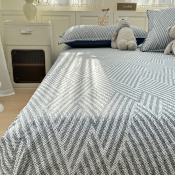 91家纺网 家纺一手货源 找家纺 （总）浮光家居 2026新款全棉贝壳边纯棉单床单系列2