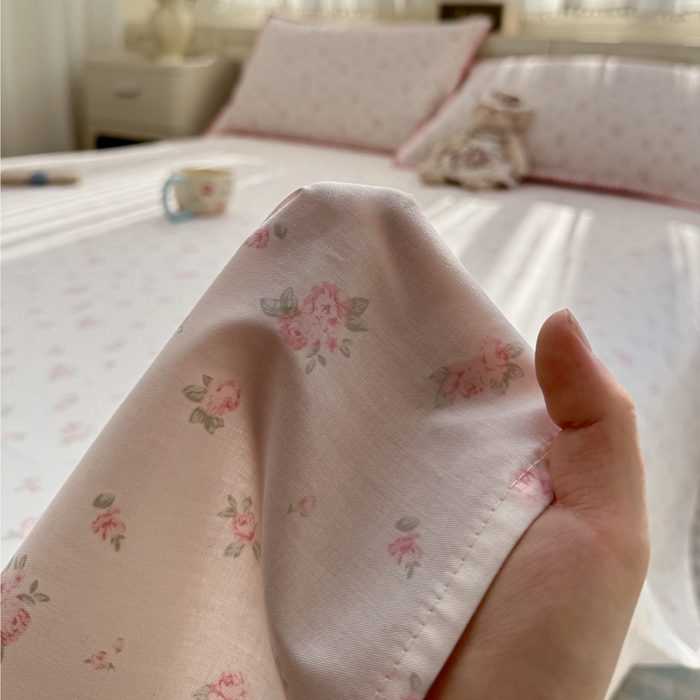 91家纺网 家纺一手货源 找家纺 浮光家居 2026新款全棉贝壳边纯棉单床单系列2 寻微