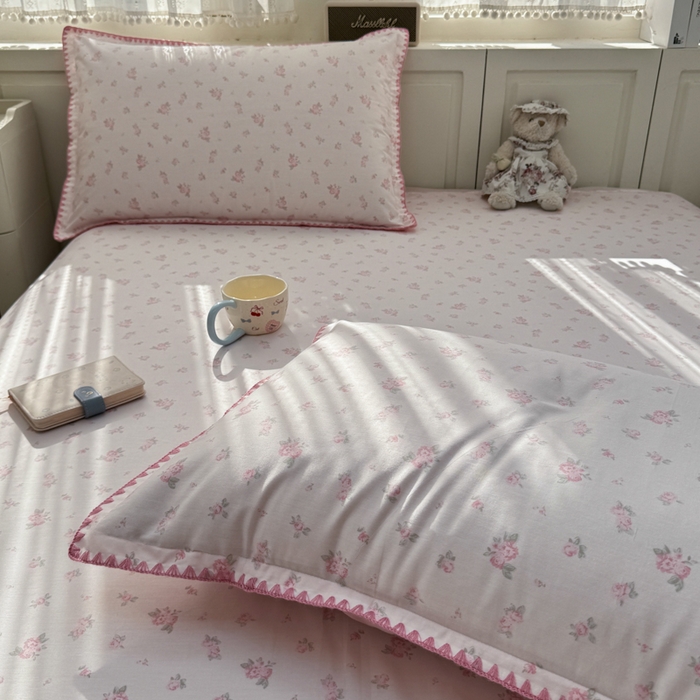 91家纺网 家纺一手货源 找家纺 浮光家居 2026新款全棉贝壳边纯棉单床单系列2 寻微