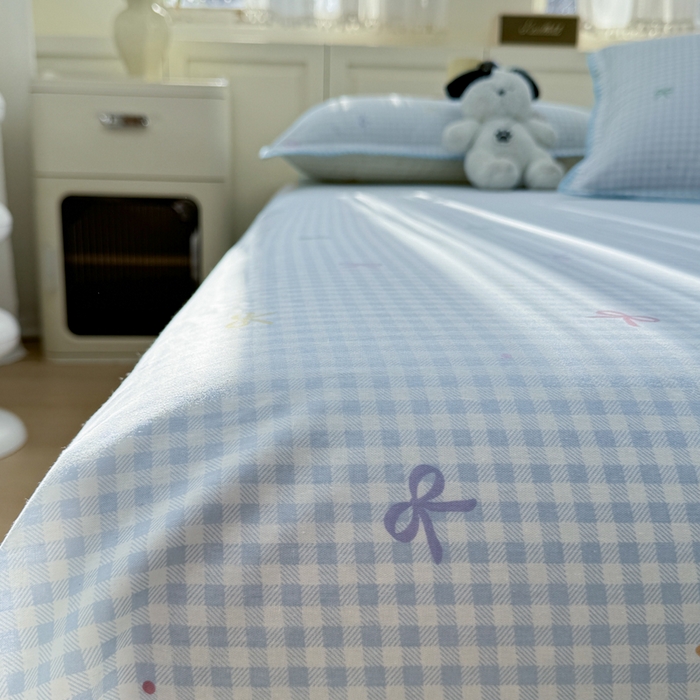 浮光家居 2026新款全棉贝壳边纯棉单床单系列2 夏日恋格兰