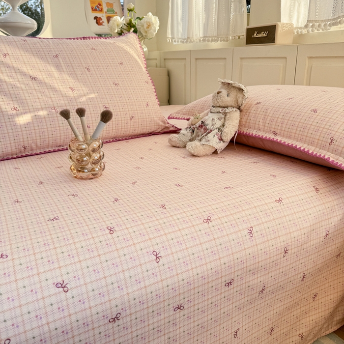 91家纺网 家纺一手货源 找家纺 浮光家居 2026新款全棉贝壳边纯棉单床单系列2 星慕