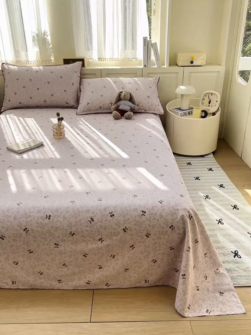 91家纺网 家纺一手货源 找家纺 （总）浮光家居 2026新款全棉贝壳边纯棉单床单系列2