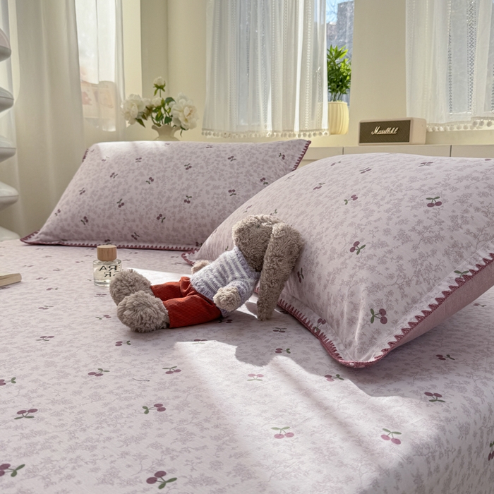 91家纺网 家纺一手货源 找家纺 （总）浮光家居 2026新款全棉贝壳边纯棉单床笠系列2