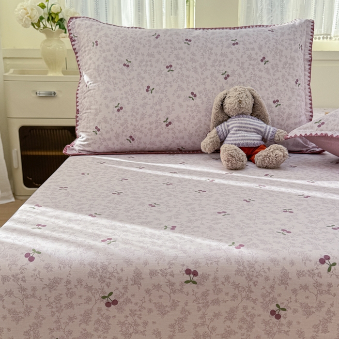 91家纺网 家纺一手货源 找家纺 （总）浮光家居 2026新款全棉贝壳边纯棉单床笠系列2