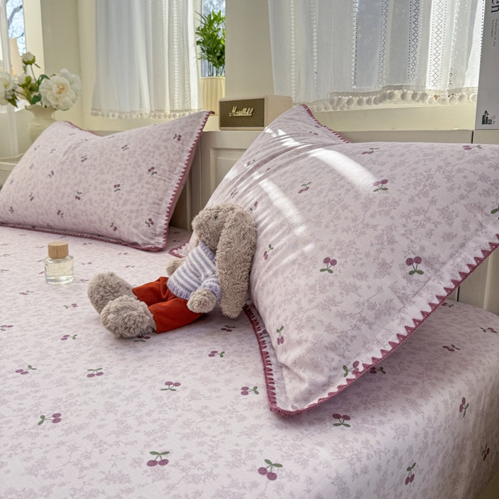 91家纺网 家纺一手货源 找家纺 （总）浮光家居 2026新款全棉贝壳边纯棉单床笠系列2