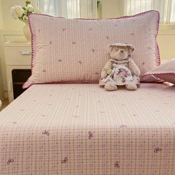 91家纺网 家纺一手货源 找家纺 浮光家居 2026新款全棉贝壳边纯棉单床笠系列2 星慕