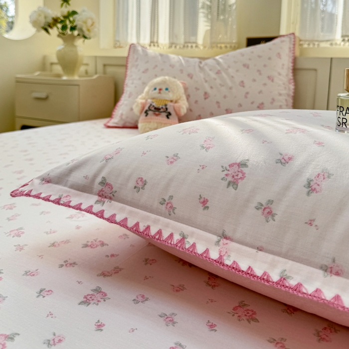 91家纺网 家纺一手货源 找家纺 浮光家居 2026新款全棉贝壳边纯棉单床笠系列2 寻微