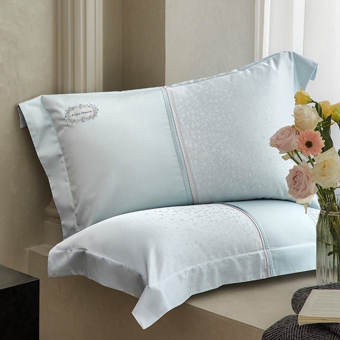 91家纺网 家纺一手货源 找家纺 （总）诗黛尔 2026春夏新款高精密长绒棉刺绣芙洛拉系列四件套（会员-20）