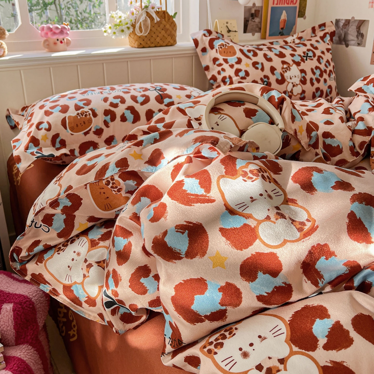 91家纺网 家纺一手货源 找家纺 （总）花伞家居 2026直播网销斜纹加厚磨毛印花植物羊绒四件套（更多花型见二链接）