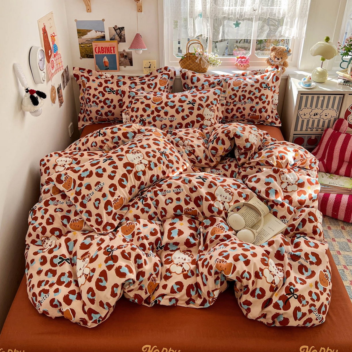 91家纺网 家纺一手货源 找家纺 （总）花伞家居 2026直播网销斜纹加厚磨毛印花植物羊绒四件套（更多花型见二链接）