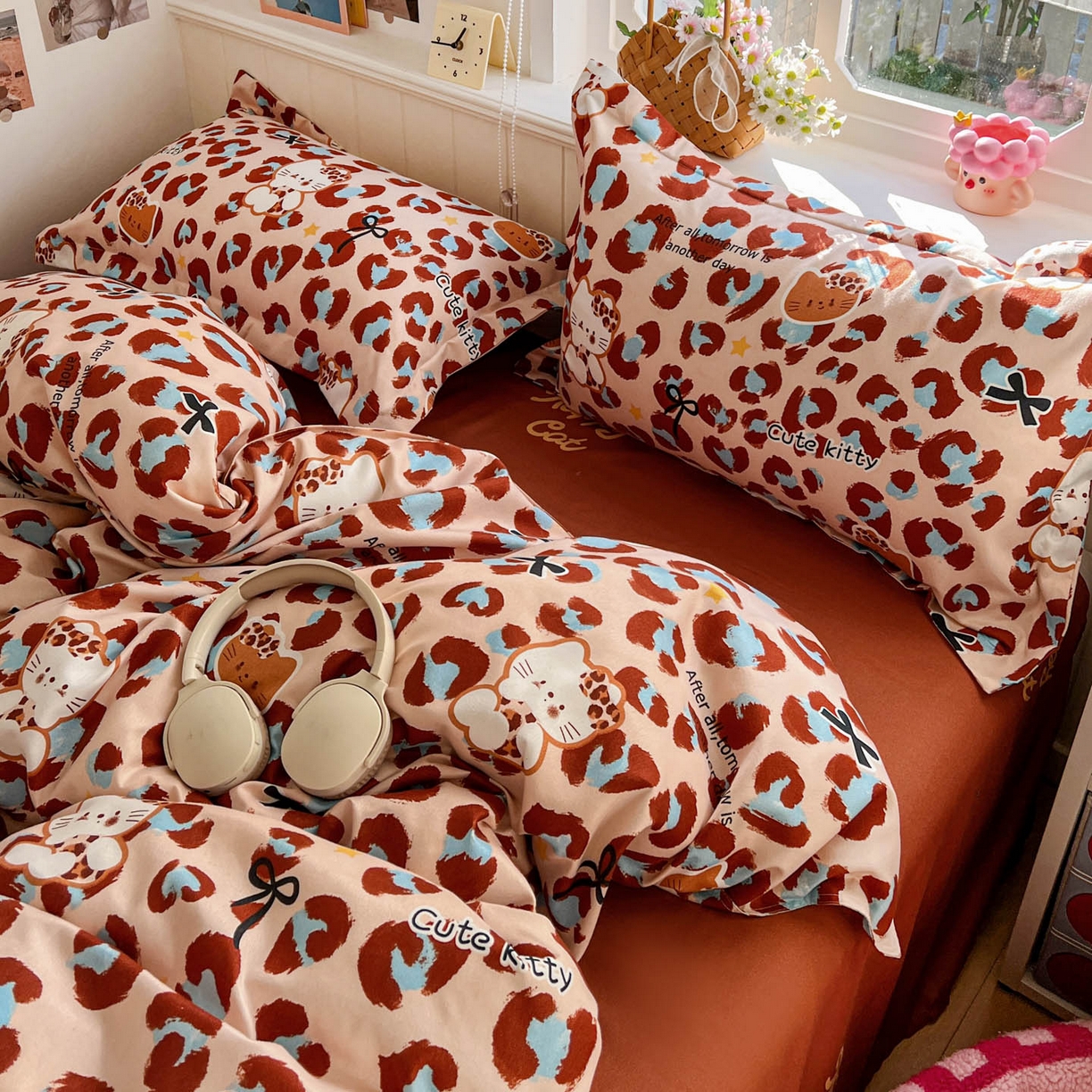 91家纺网 家纺一手货源 找家纺 （总）花伞家居 2026直播网销斜纹加厚磨毛印花植物羊绒四件套（更多花型见二链接）