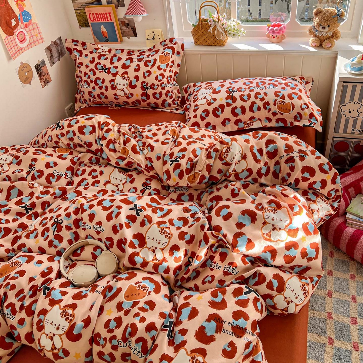 91家纺网 家纺一手货源 找家纺 （总）花伞家居 2026直播网销斜纹加厚磨毛印花植物羊绒四件套（更多花型见二链接）