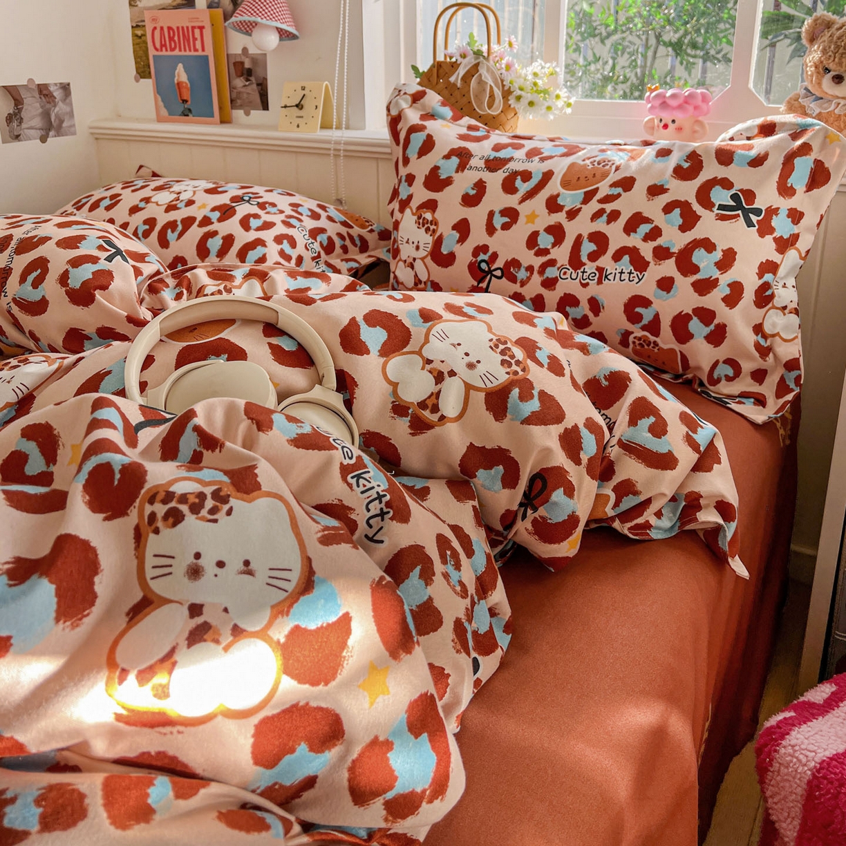 91家纺网 家纺一手货源 找家纺 （总）花伞家居 2026直播网销斜纹加厚磨毛印花植物羊绒四件套（更多花型见二链接）