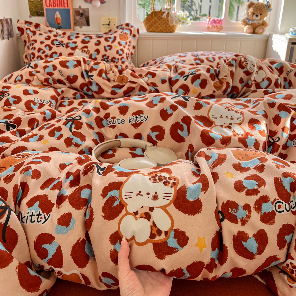 91家纺网 家纺一手货源 找家纺 （总）花伞家居 2026直播网销斜纹加厚磨毛印花植物羊绒四件套（更多花型见二链接）