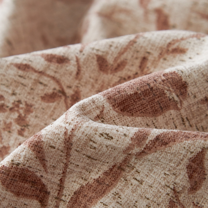 91家纺网 家纺一手货源 找家纺 梦纤绒 2026新款高克重法式复古亚麻花边款四件套 晚风