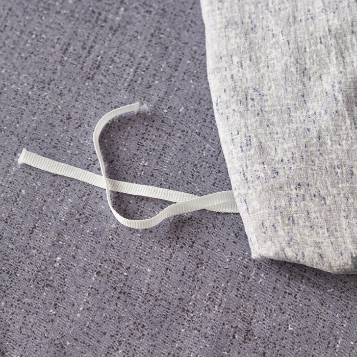 91家纺网 家纺一手货源 找家纺 梦纤绒 2026新款高克重法式复古亚麻花边款四件套 雾漫