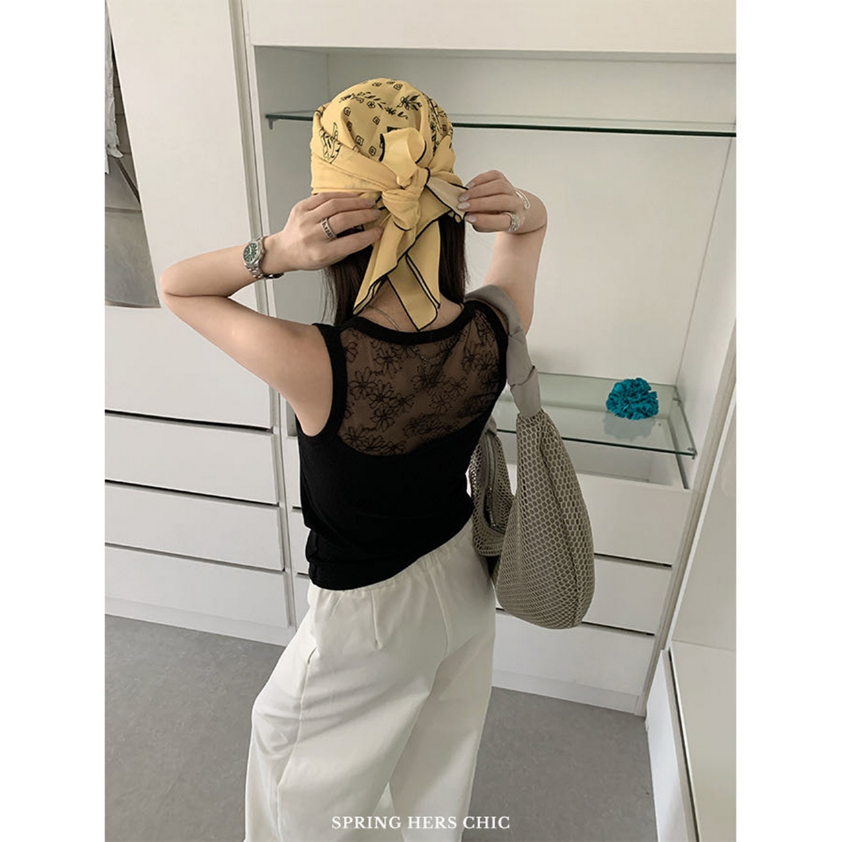 妍景家居生活馆 2026新款M18-轻奢软蕾丝 黑色