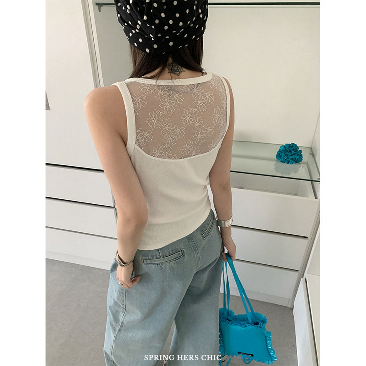 91家纺网 家纺一手货源 找家纺 妍景家居生活馆 2026新款M18-轻奢软蕾丝 白色