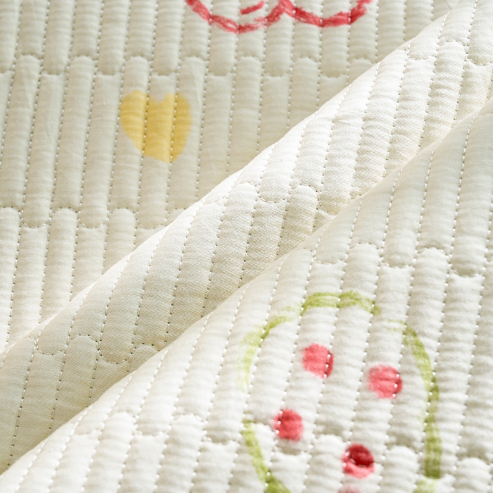 91家纺网 家纺一手货源 找家纺 X猫先生 2026新款全棉床盖小清新夹棉床单炕盖四季跑量款 幸运独角龙