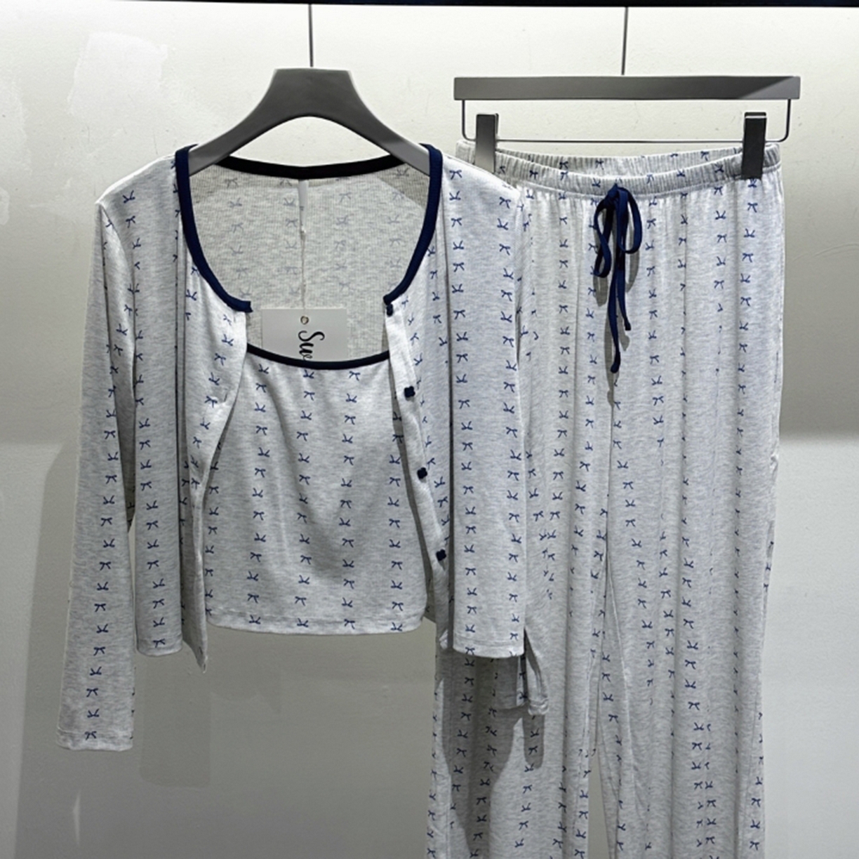 91家纺网 家纺一手货源 找家纺 （总）妍景家居生活馆 2026新款小蝴蝶结三件套