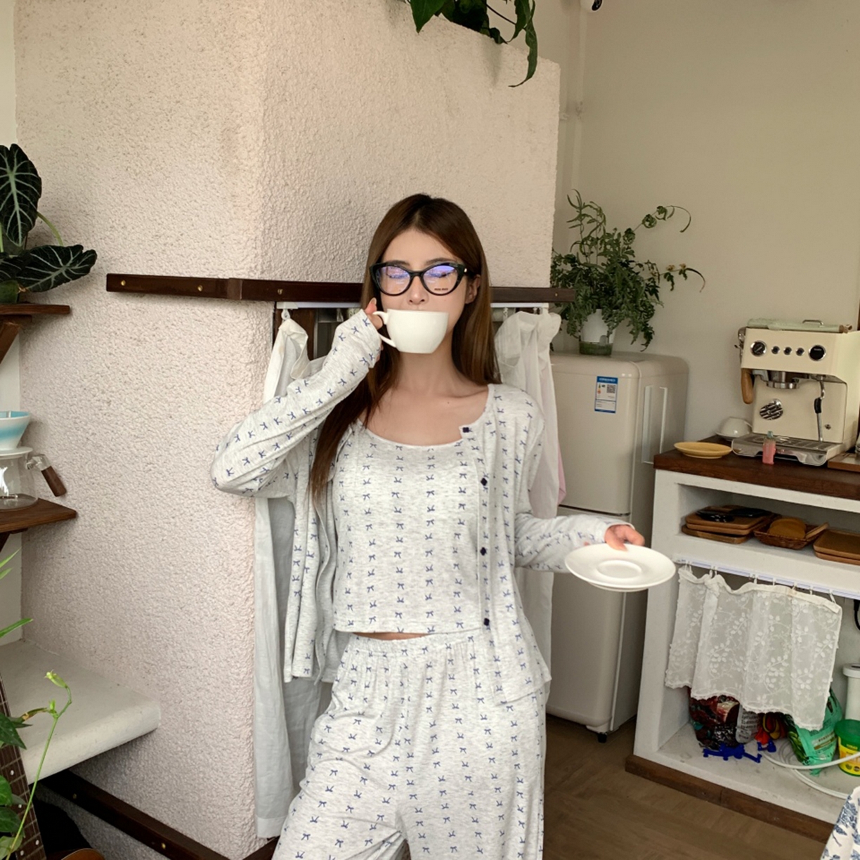 91家纺网 家纺一手货源 找家纺 （总）妍景家居生活馆 2026新款小蝴蝶结三件套