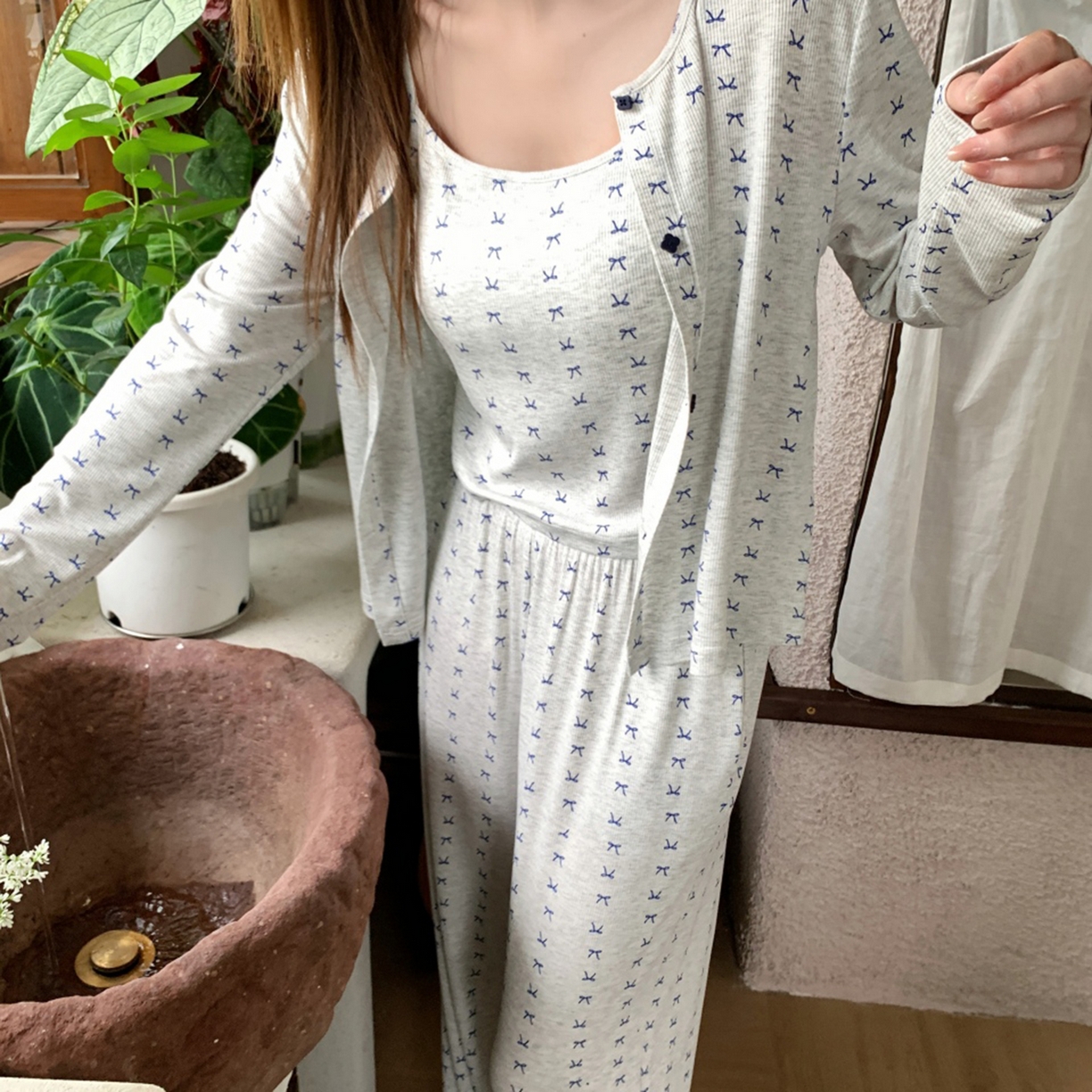 91家纺网 家纺一手货源 找家纺 （总）妍景家居生活馆 2026新款小蝴蝶结三件套