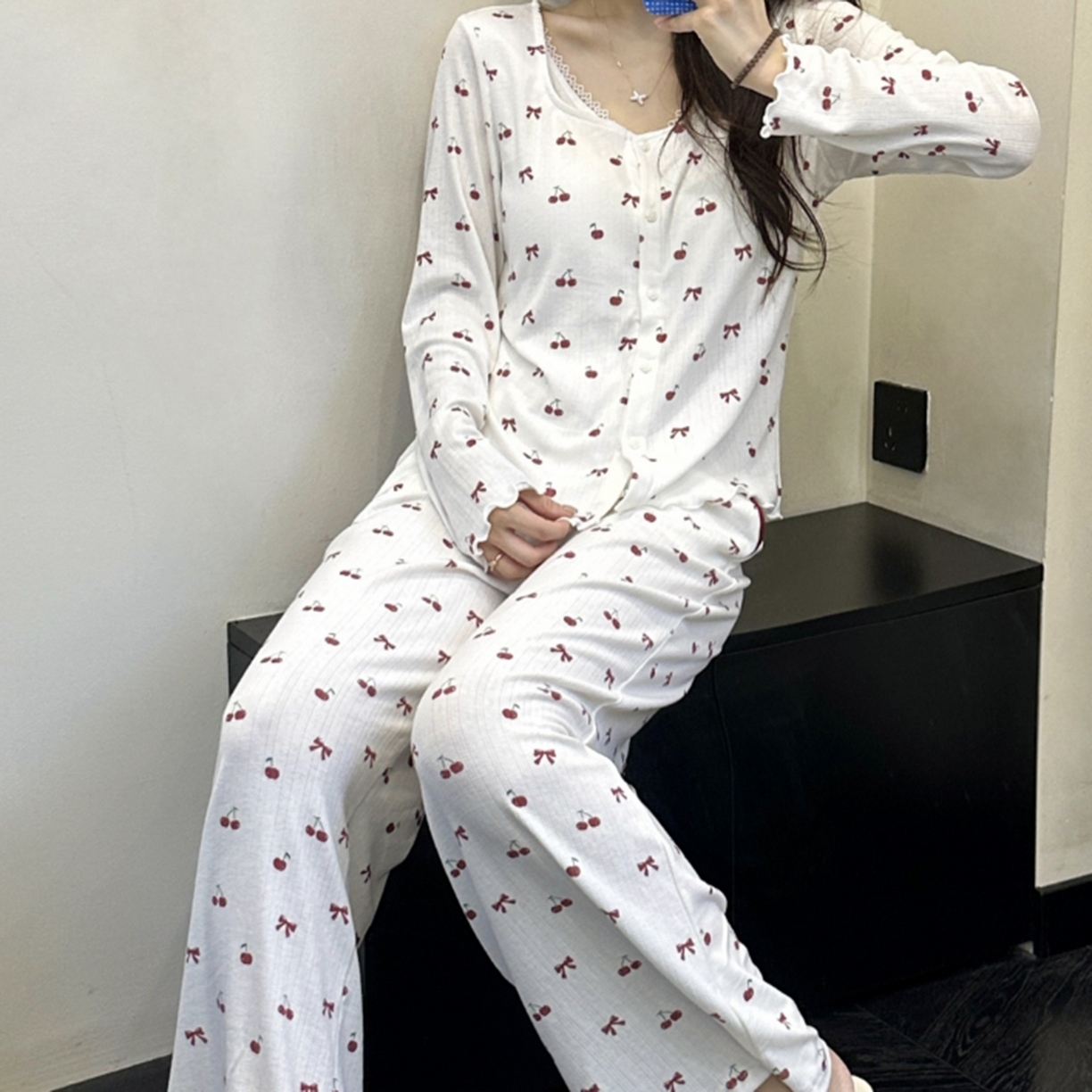 91家纺网 家纺一手货源 找家纺 （总）妍景家居生活馆 2026新款小樱桃三件套