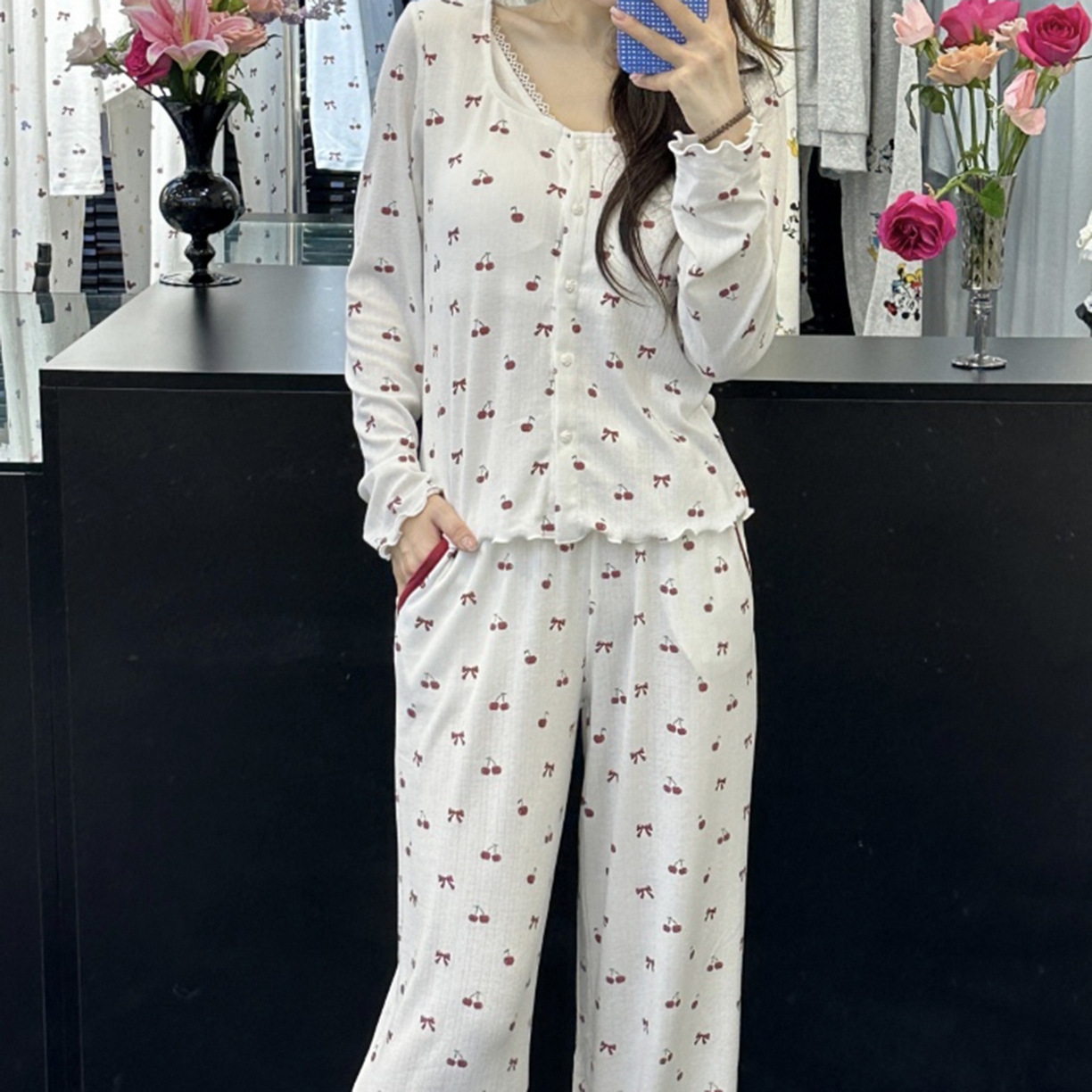 91家纺网 家纺一手货源 找家纺 （总）妍景家居生活馆 2026新款小樱桃三件套