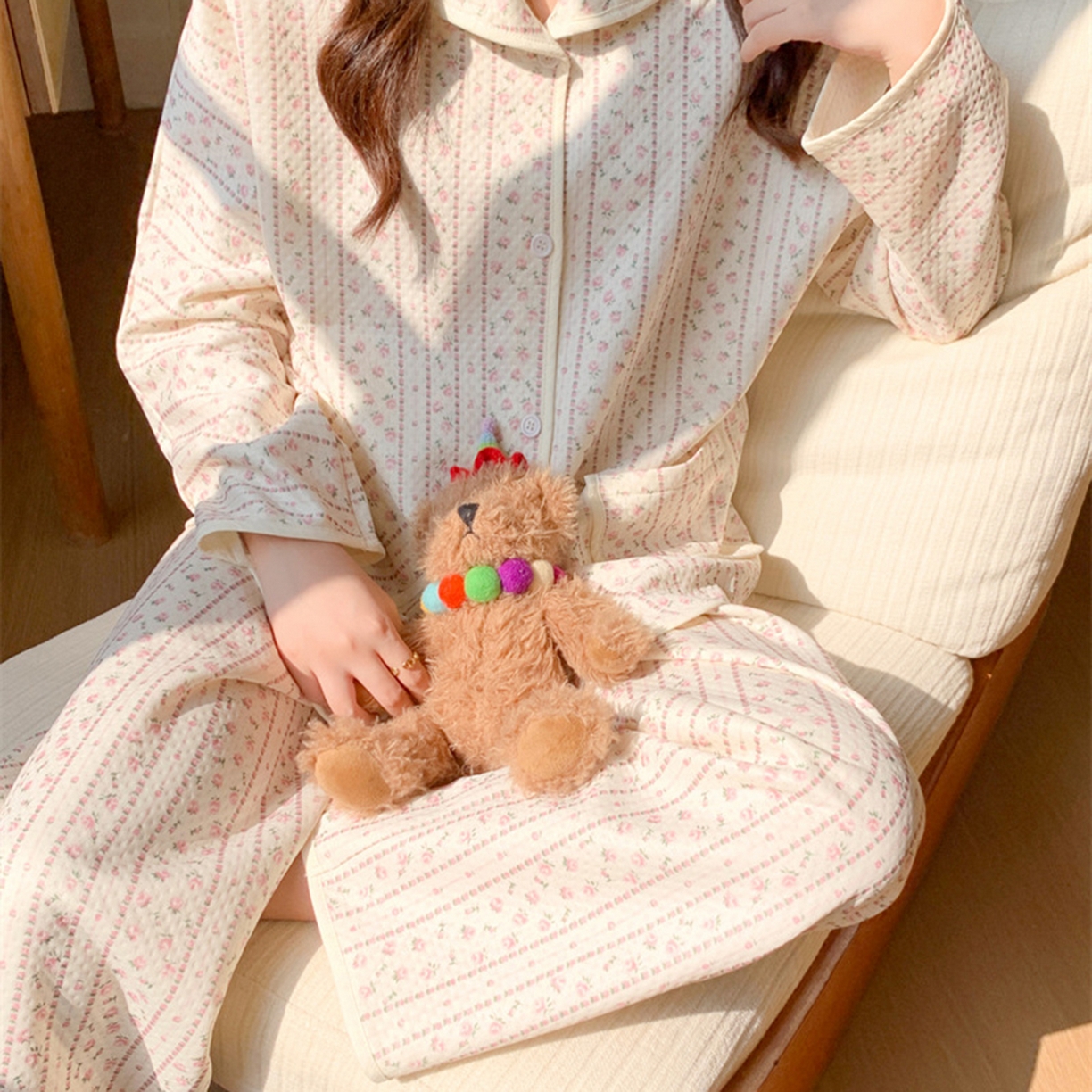 91家纺网 家纺一手货源 找家纺 妍景家居生活馆 2025新款软绵绵 樱桃格格女孩 软绵绵 樱桃格格女孩-咖色