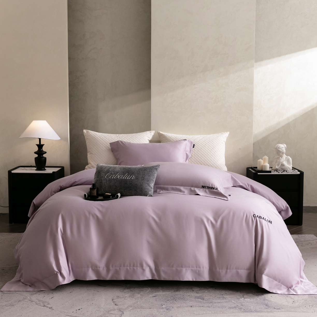 91家纺网 家纺一手货源 找家纺 （总）卡巴伦家纺 2026新款80超细旦天丝棉磨毛四件套（会员：套件-20元 商品价格不得低于：标准：468）