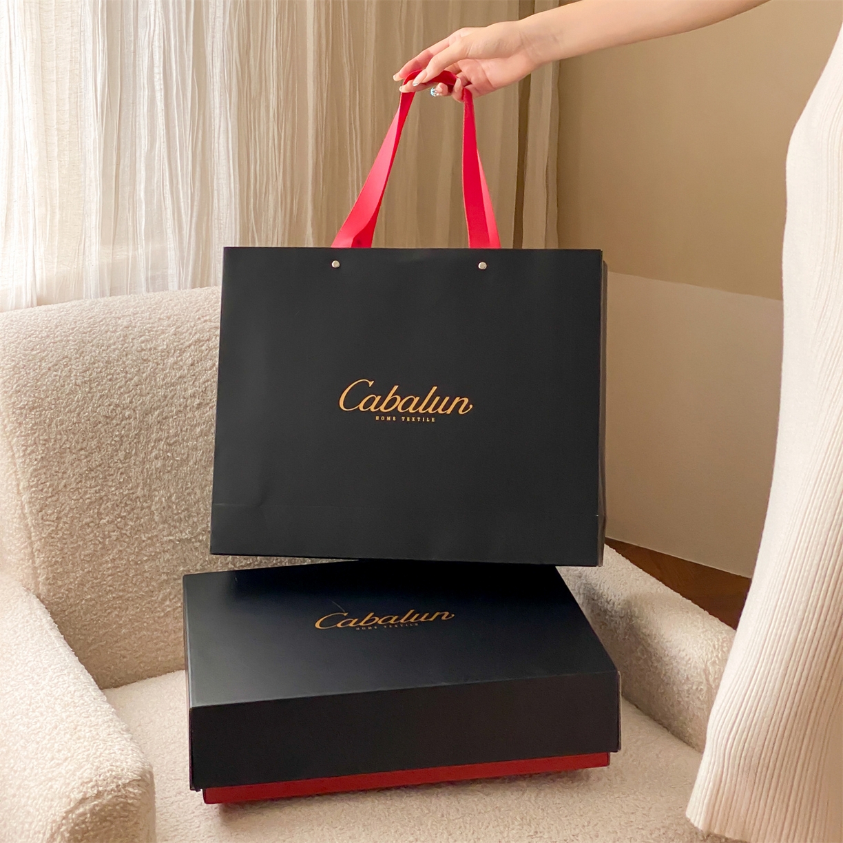 卡巴伦家纺 2026新款80超细旦天丝棉磨毛四件套（会员：套件-20元 商品价格不得低于：标准：468） 礼盒包装